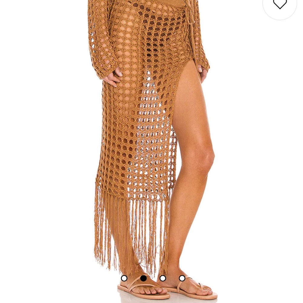 Lovers and Friends Stellar Skirt Tan NWT
